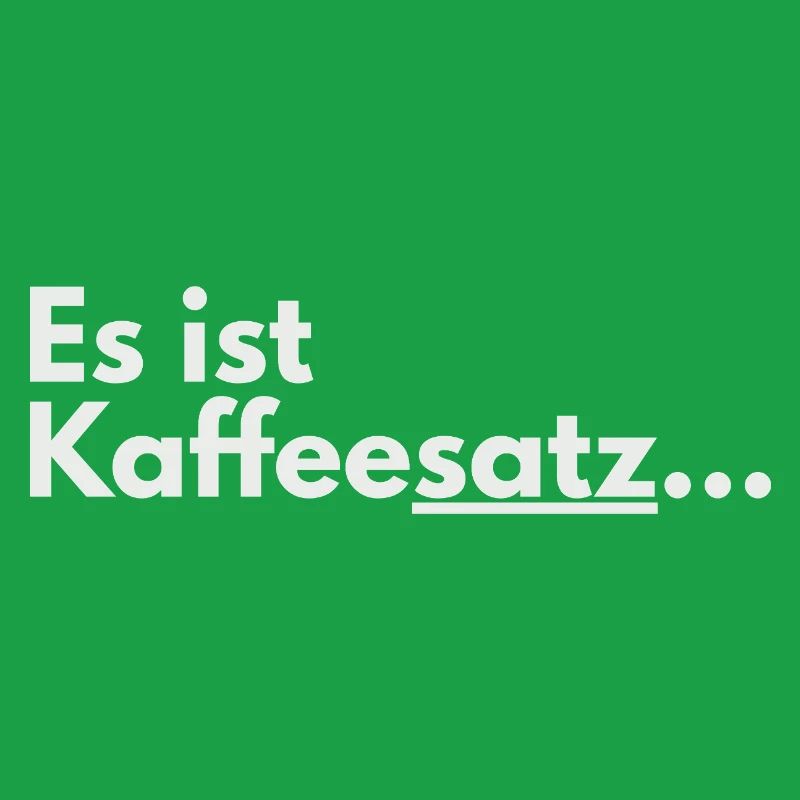 C’est une faute de conception de marc de café