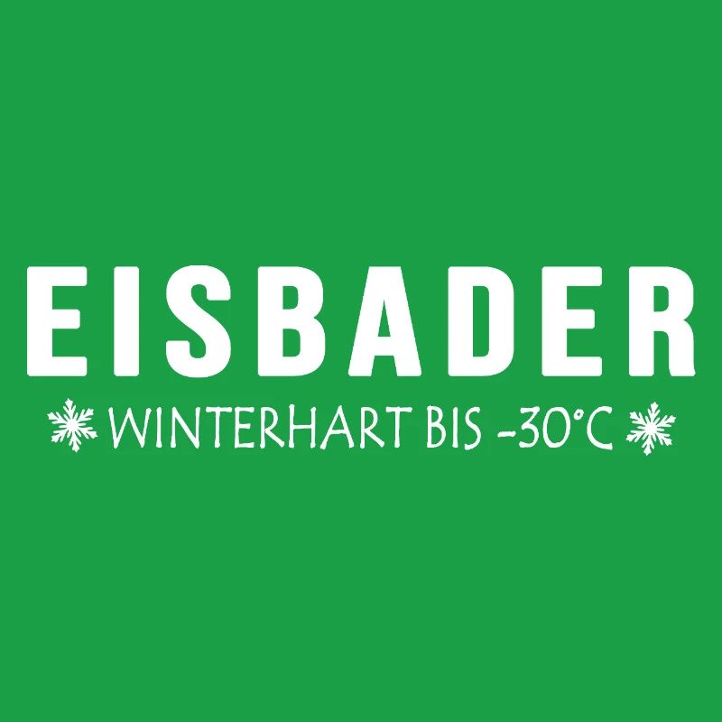 Eisbader Winterhart Winterbader Winter Eisloch