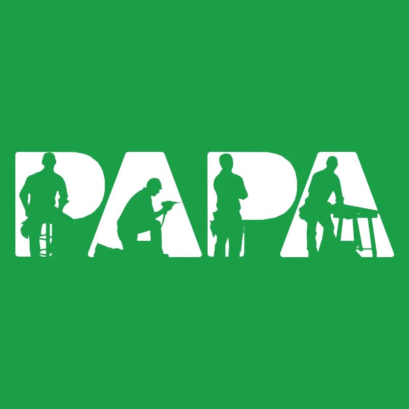 Silhouette de menuisier Papa Carpenter