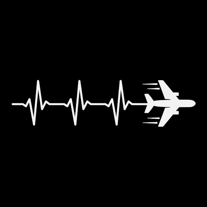 Flugzeug Herzschlag Pilot Luftfahrt Flieger