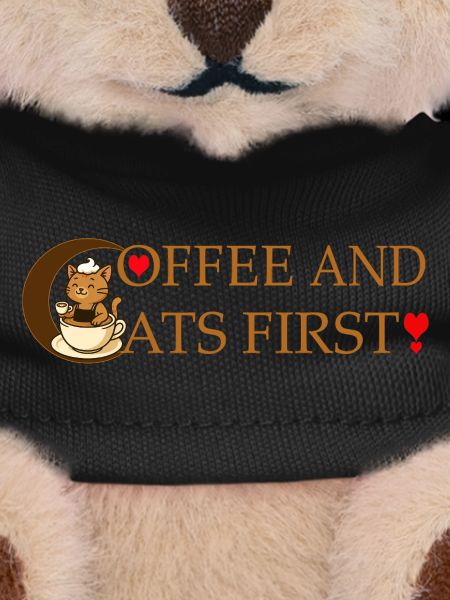 Coffee and cats first
