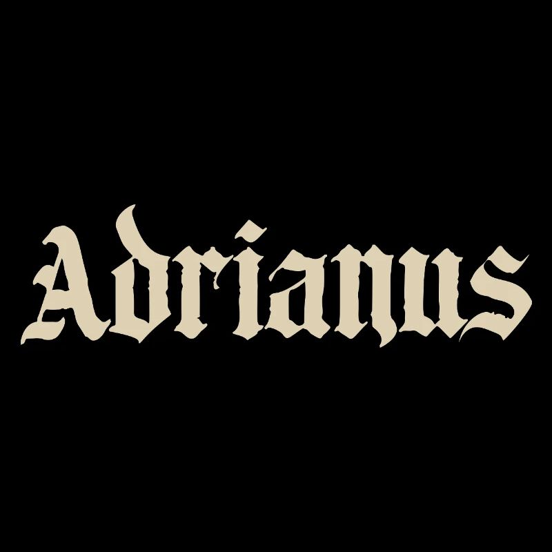 Adrianus Gothic Schriftzug