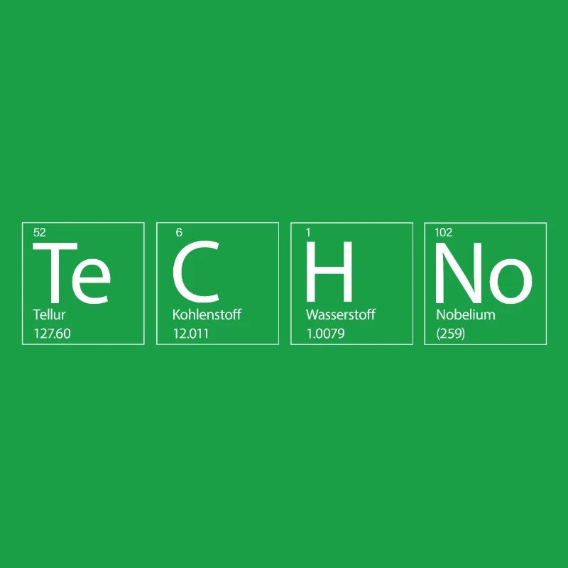 Techno Rave Chemie Elemente