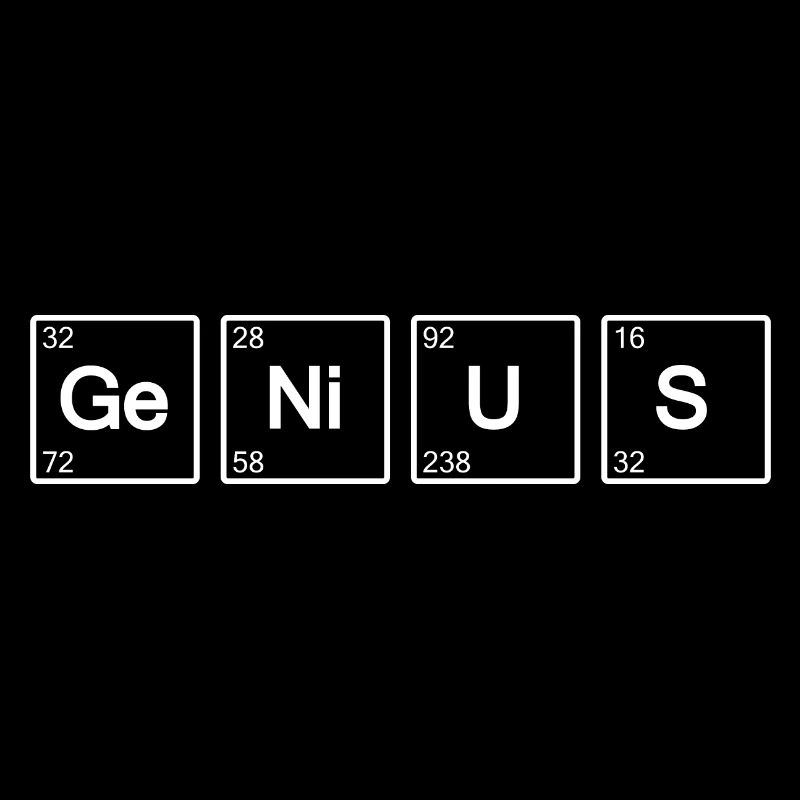Genius Geek science (Black)