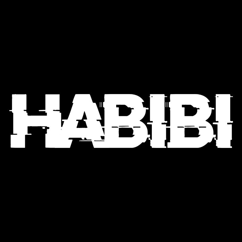 Habibi Schriftzug
