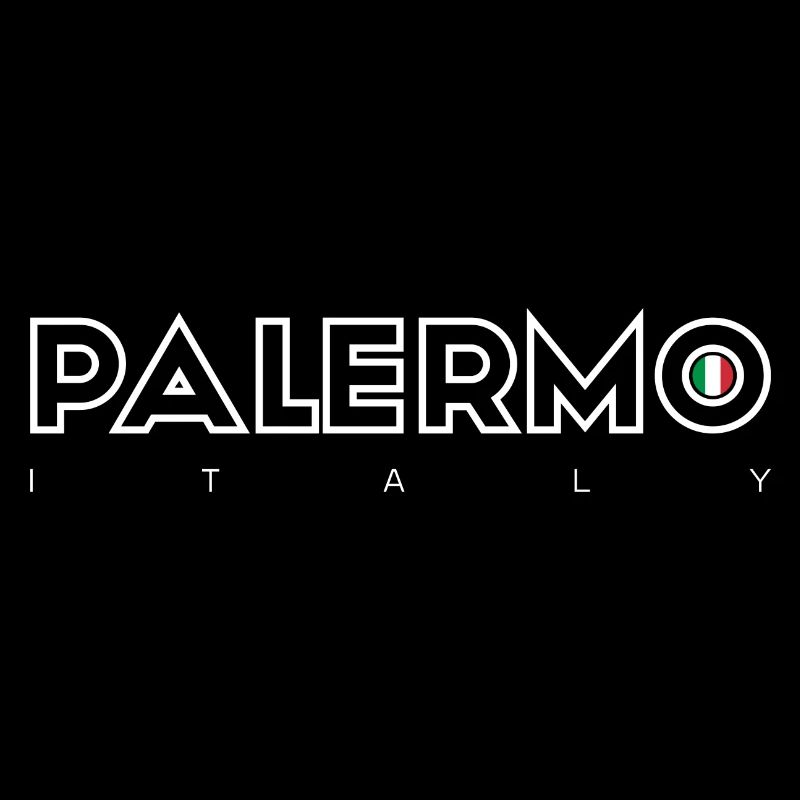 Palermo Italy Emblem Graphic