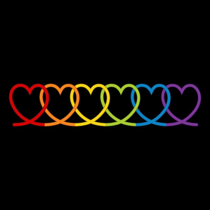 Rainbow Hearts