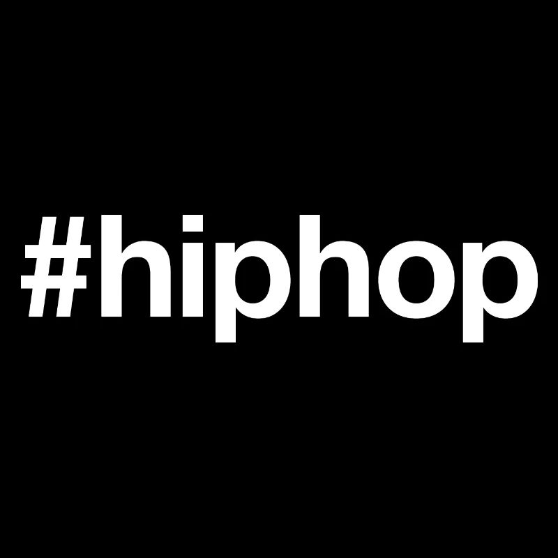 HIP HOP Hashtag White