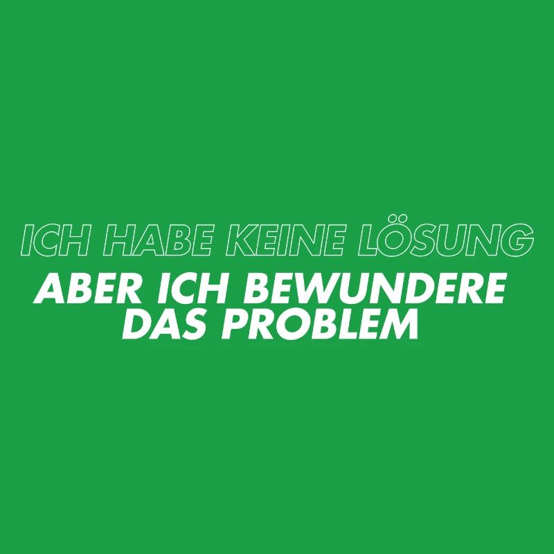 Ich bewundere das Problem 