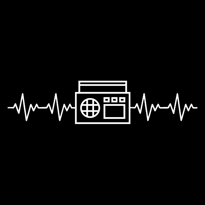 Ghettoblaster EKG Herzschlag