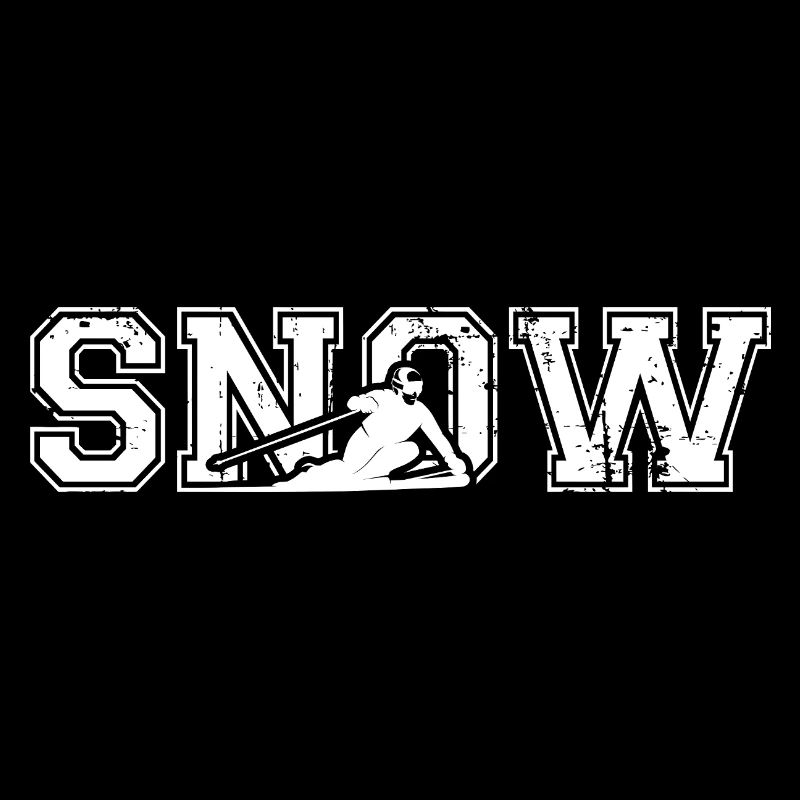 Ski Snow Vintage Skiing