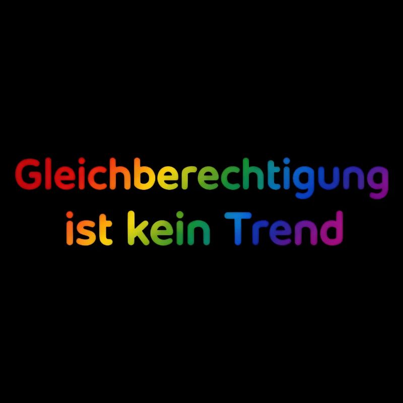 Equality is not a trend rainbow