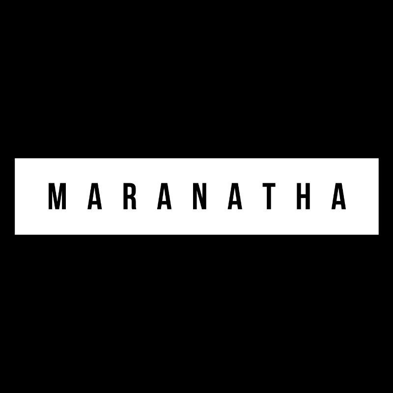 Typographie majuscule maranatha