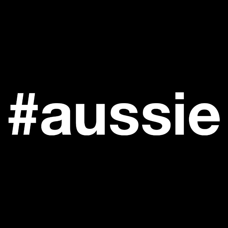 AUSSIE Australien Hashtag