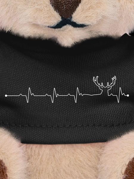 Heartbeat Deer Silhouette