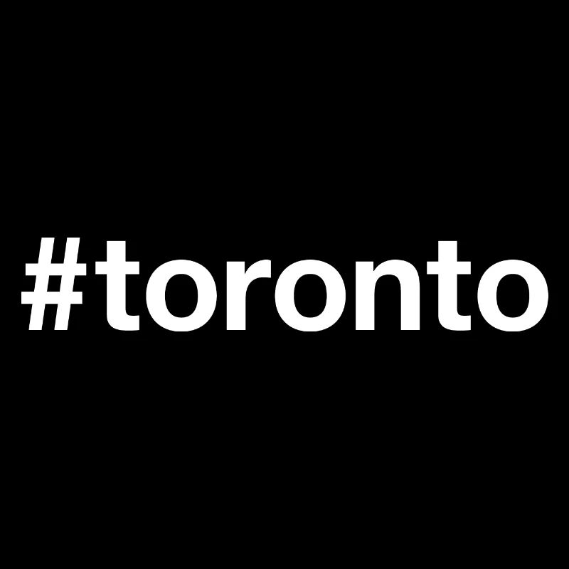 TORONTO, Canada Kanada Hashtag