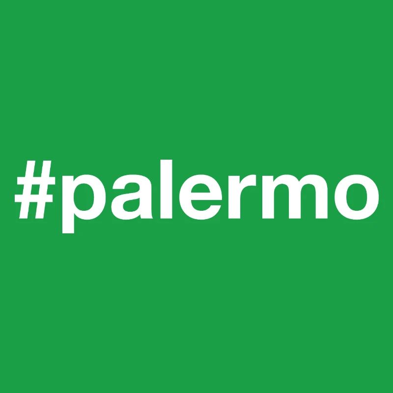 Palermo White Hashtag