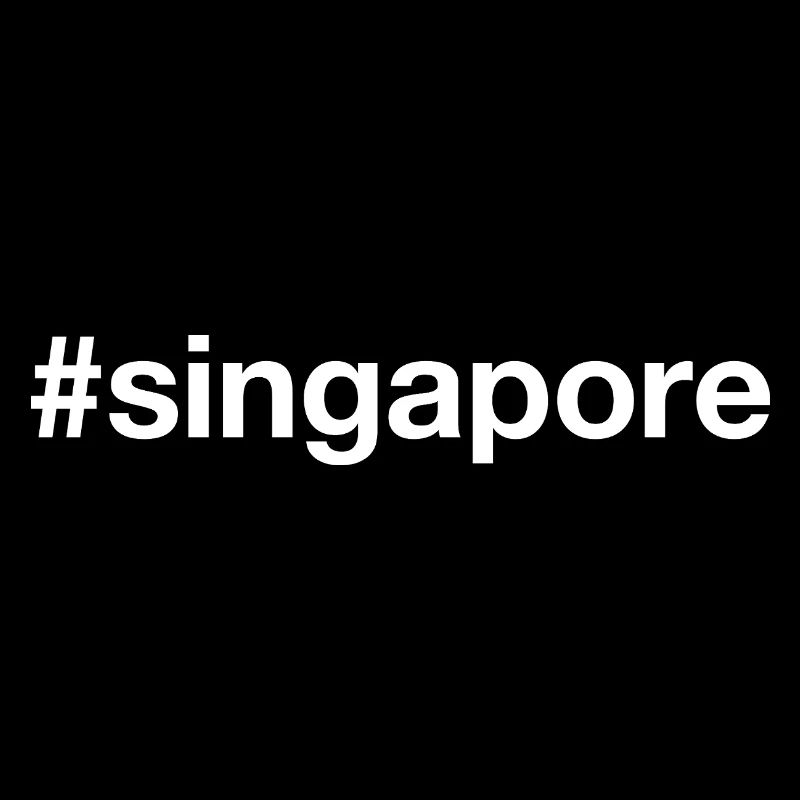 Singapore Singapur Hashtag