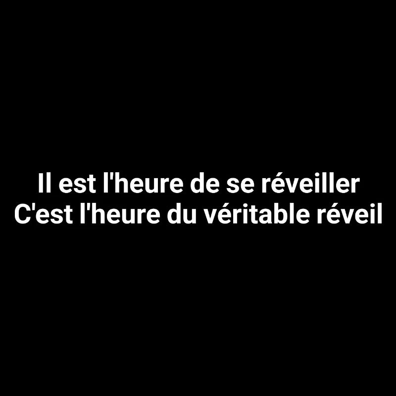 Il est l'heure de se réveiller : Mantra