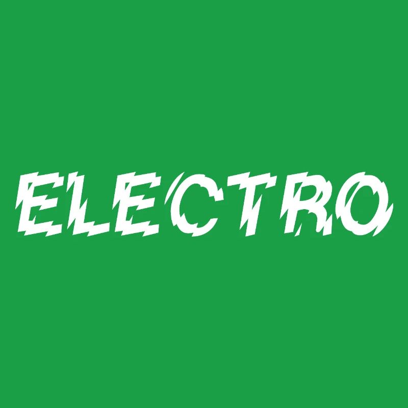 Conception de logo typographique de musique électro