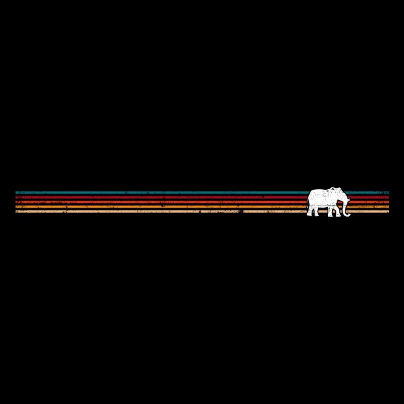 Éléphant rétro