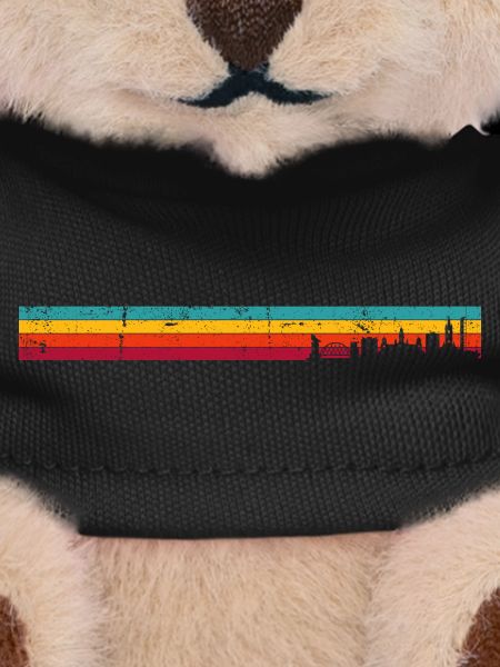 Retro Skyline on Sunset Stripes