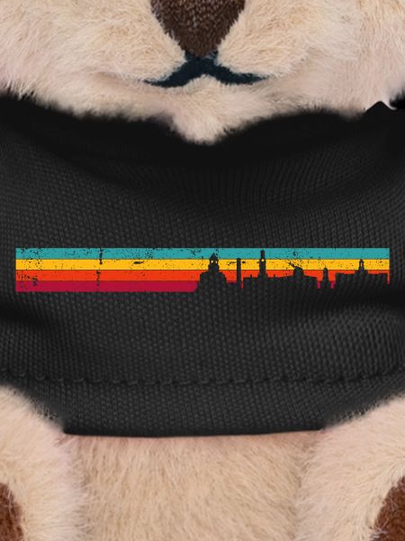 Retro Sunset Skyline Stripes