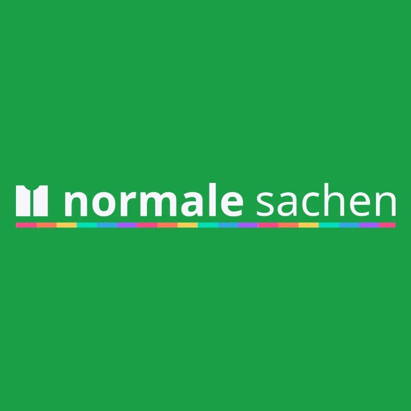 Normal Stuff Logo Rainbow