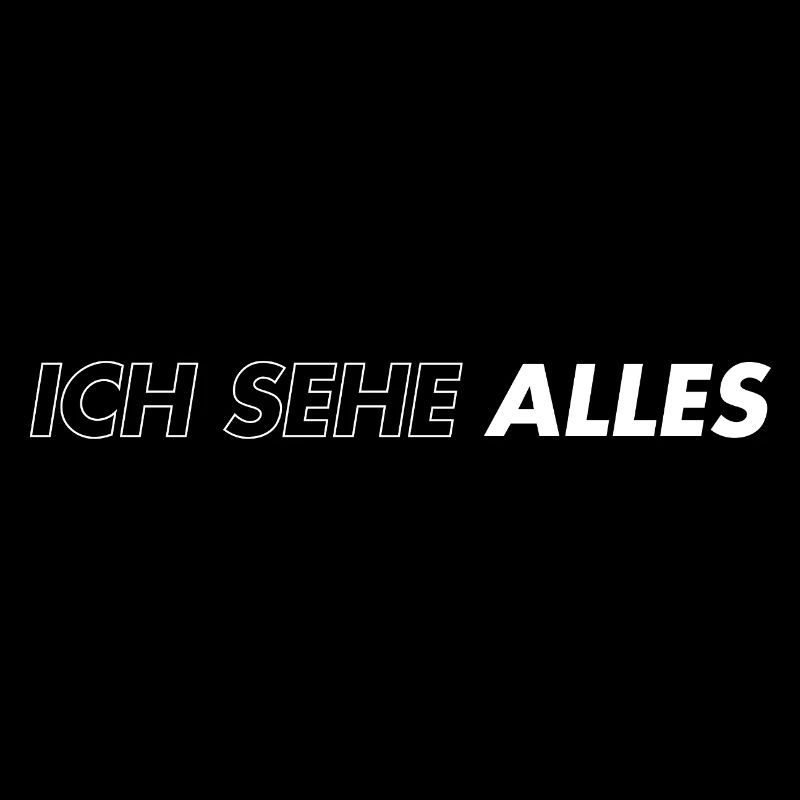 Ich sehe alles