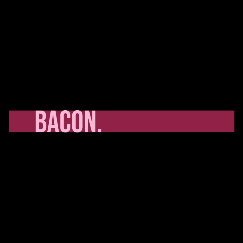 Bacon, bacon, nourriture drôle, viande, gourmet