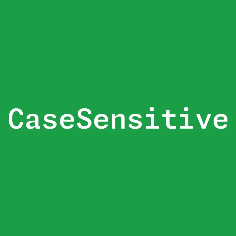 CaseSensitive
