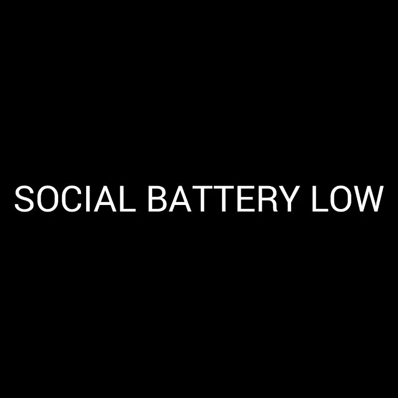 Batterie sociale faible – Conception de texte introvertie