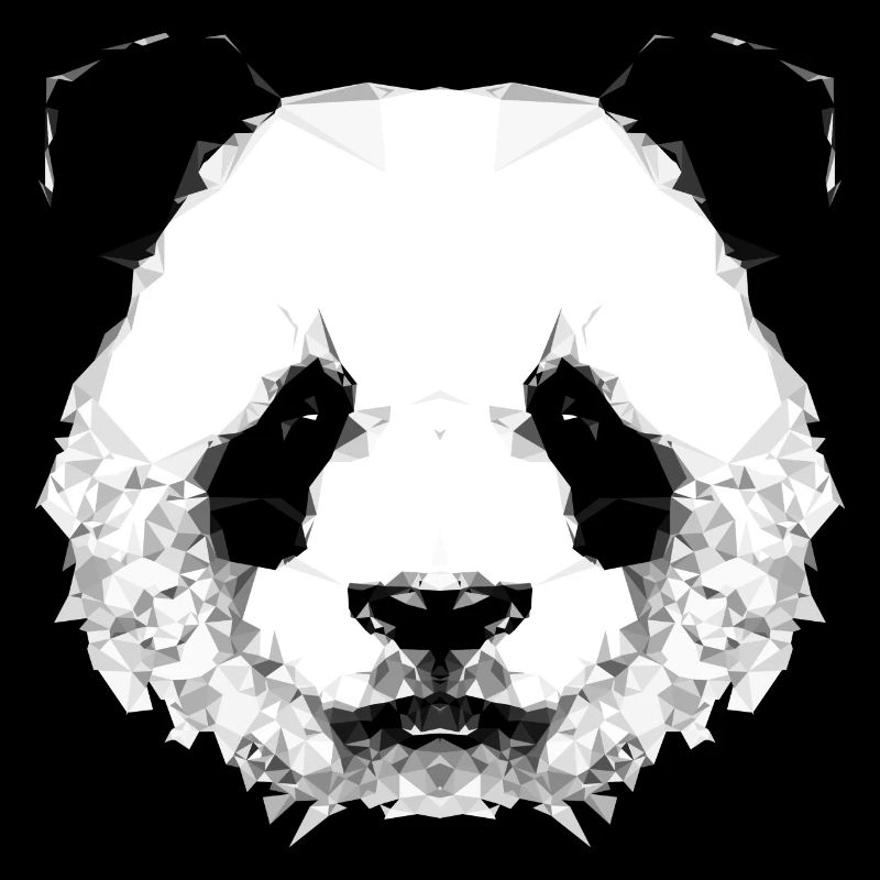 Geometrischer Panda