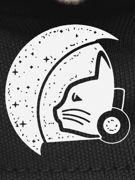 Galactic Cat Astronaut Illustration