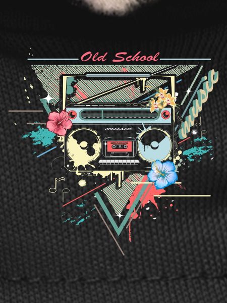 Ghettoblaster retro graffiti