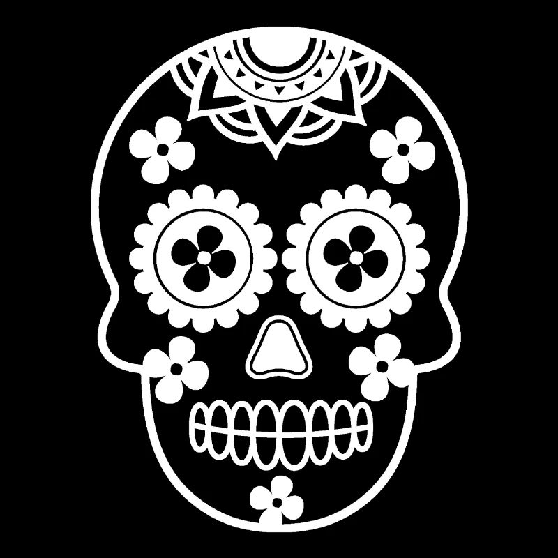 Skull Skull Sugar Skull Mexico Gift