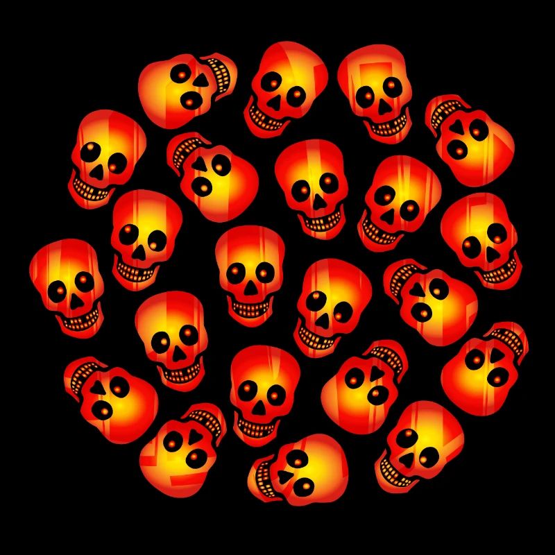 Verrückte Totenköpfe / Crazy Halloween Skulls