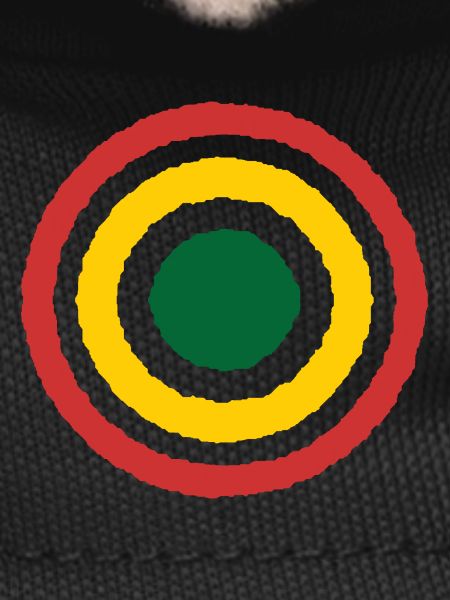 Abstract Concentric Reggae Circle Design