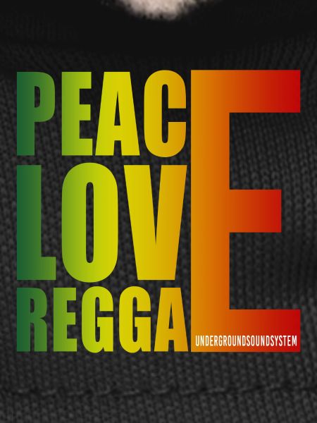 Peace Love Reggae Gradient