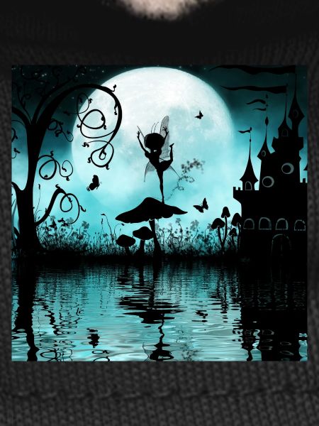 Dancing at night, cute fairy.