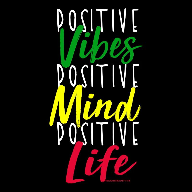 Positive Vibes Mindset Motif