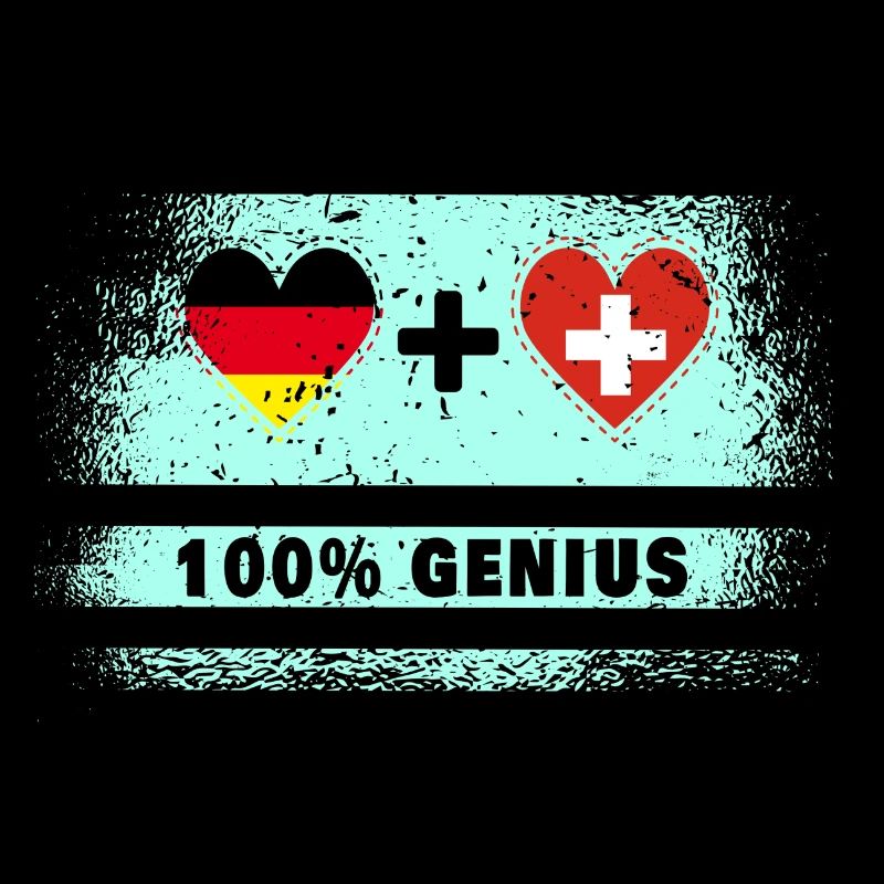 Deutschland und Schweiz 100% genial / Geschenk
