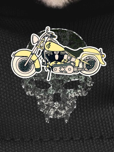 Skull Motorcycle