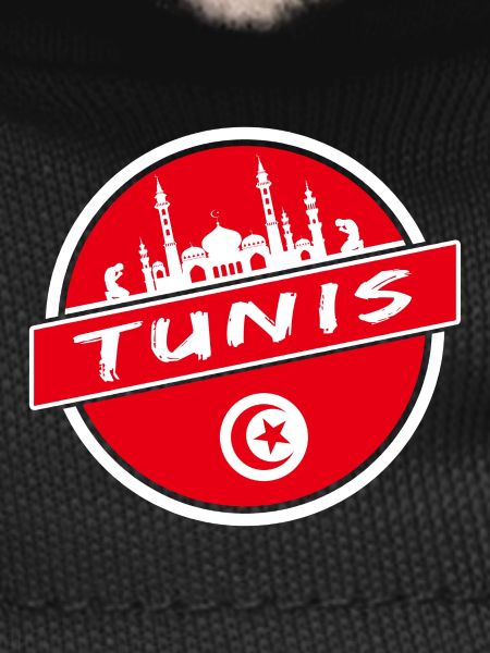 Tunis design with mosque / Tunisia