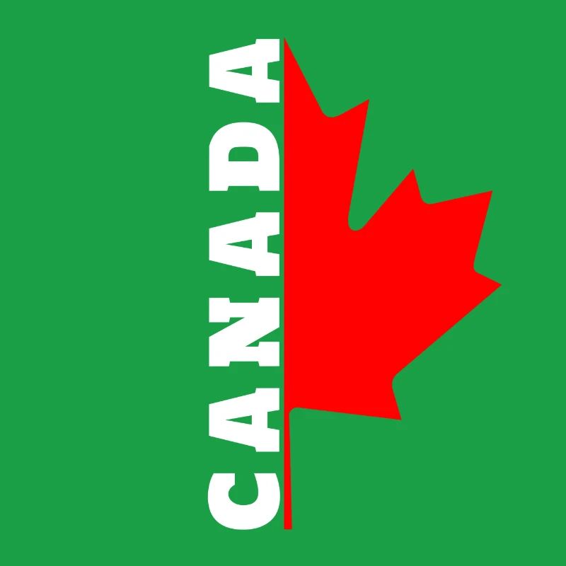 I love Canada design with maple leaf / gift