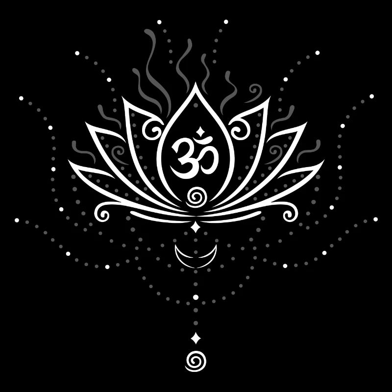 Lotus flower, white version