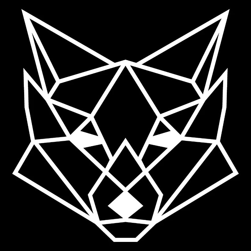 Geometrischer Fuchs Poly Geschenk Idee Polygon