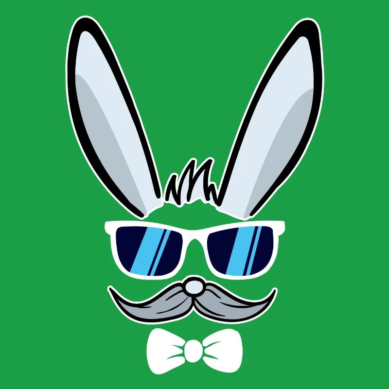 He | Easter bunny face Easter bunny Happy Easter