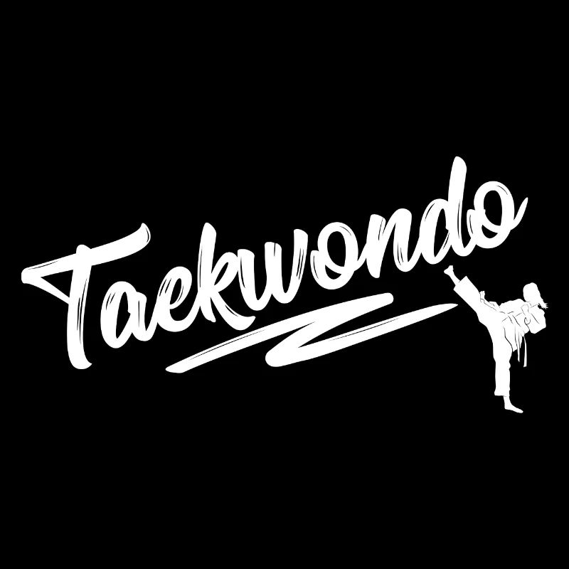 Taekwondo Kick Silhouette