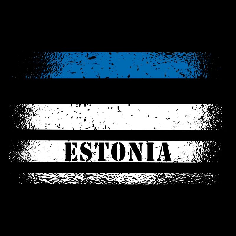 Estland Vintage Flagge